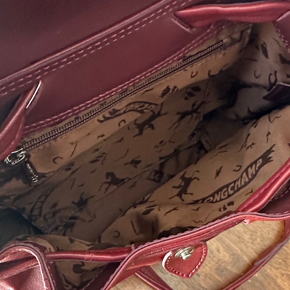 Longchamp Small Leather Backpack - Picture 6 of 6
